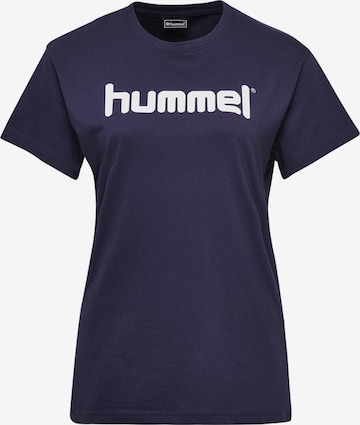 T-shirt Hummel en bleu : devant