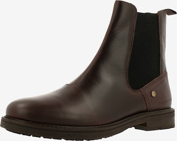 G-Star RAW Chelsea Boots 'Vacum' in Braun: predná strana