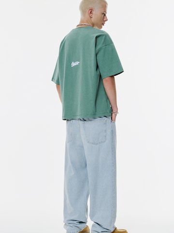 Pull&Bear T-shirt 'STWD' i grön