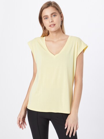 T-shirt 'FILLI' VERO MODA en jaune : devant