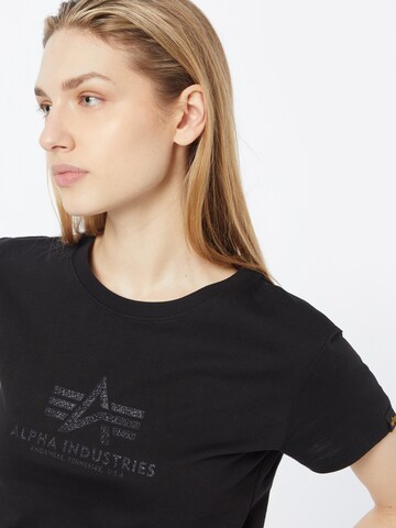 T-shirt ALPHA INDUSTRIES en noir