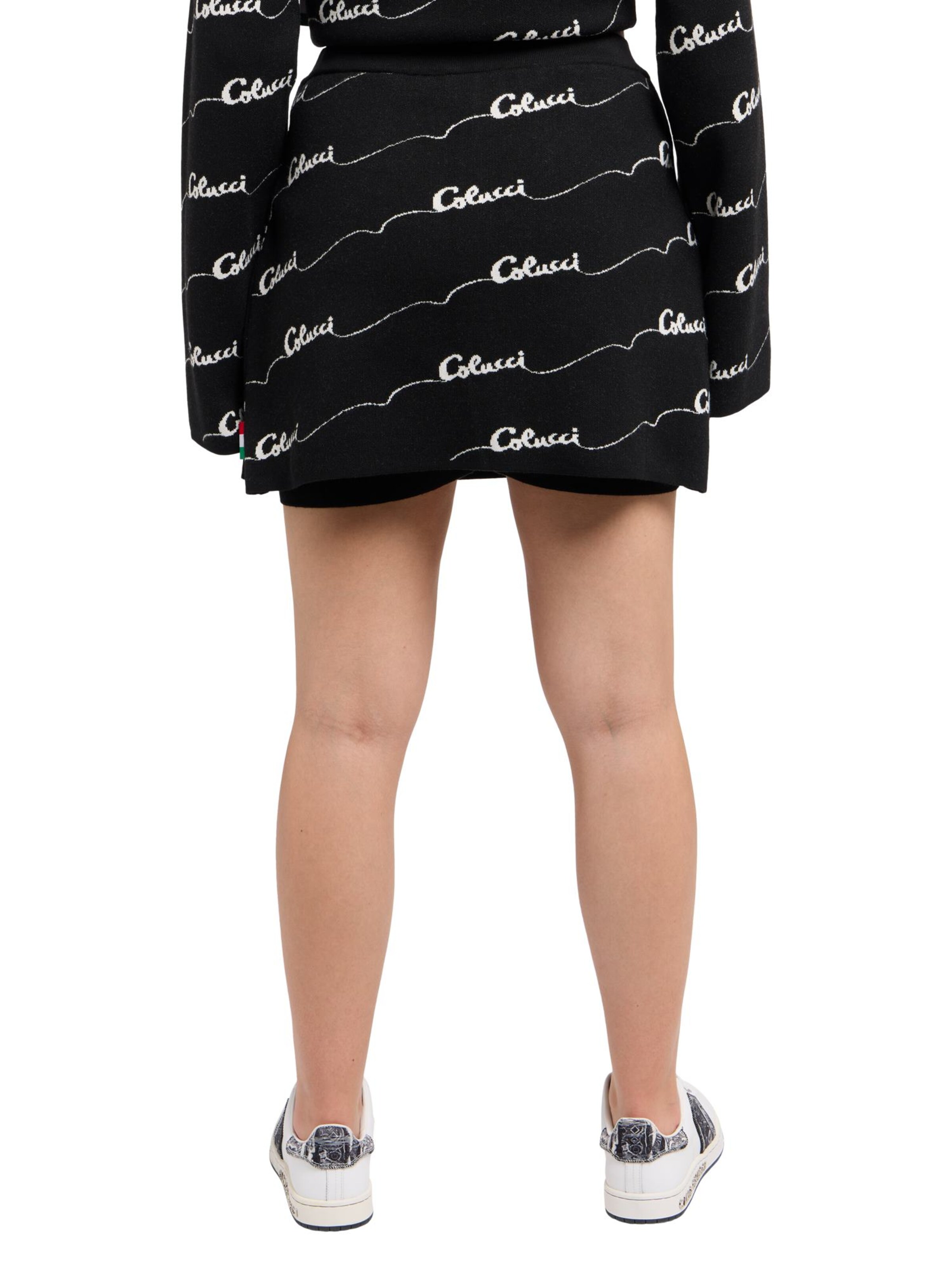 Jupe 'Di Vendra' Carlo Colucci en noir