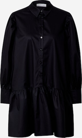 Robe-chemise 'Rylee' EDITED en noir : devant