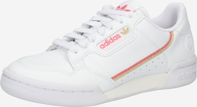 Sneaker low 'Continental 80' ADIDAS ORIGINALS pe auriu / roșu / alb, Vizualizare produs