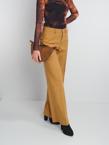 Wide leg Pantaloni per costume tradizionale 'Martha 7344' di W. Wegener in marrone