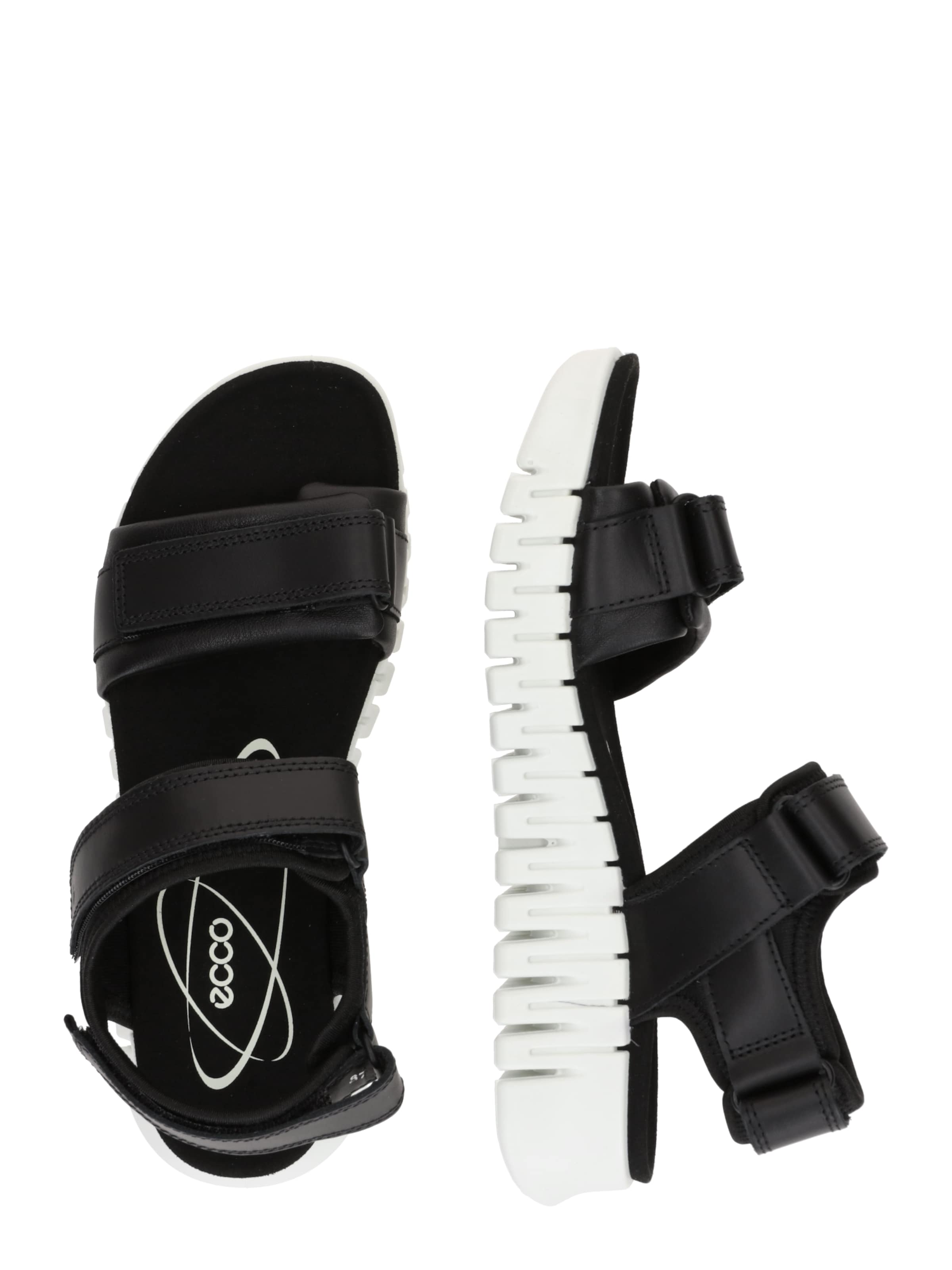 ECCO Sandale 'Gruuv Sol' in Schwarz