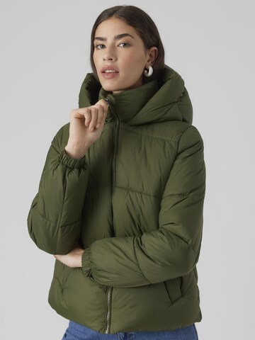 VERO MODA Winter Jacket in Green