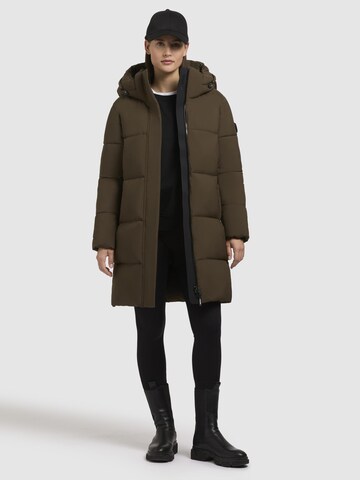 Cappotto invernale 'Haya Matt' di khujo in verde