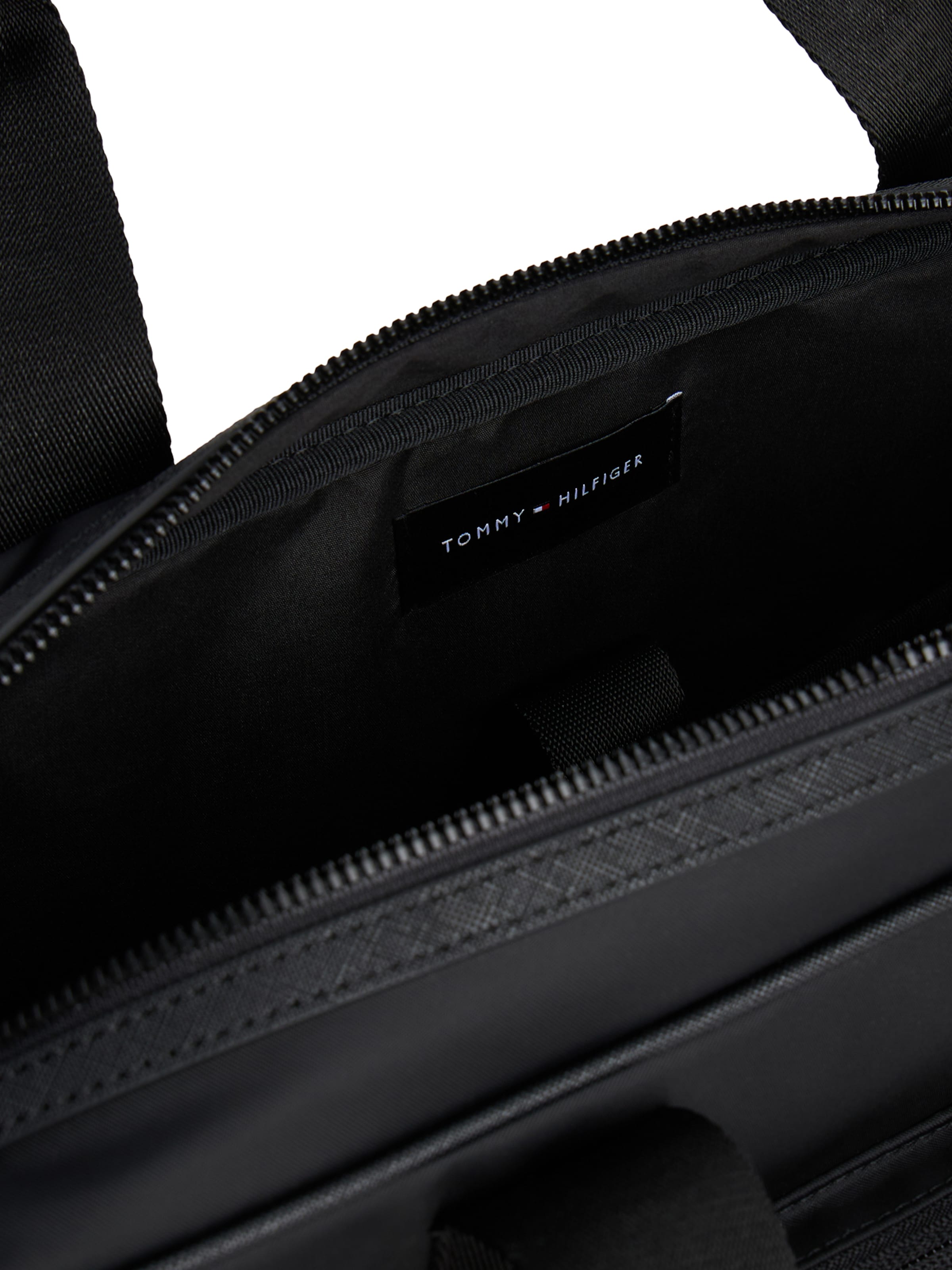 juoda TOMMY HILFIGER Portfelis-rankinė