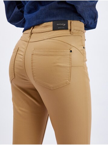Orsay Skinny Pants in Brown