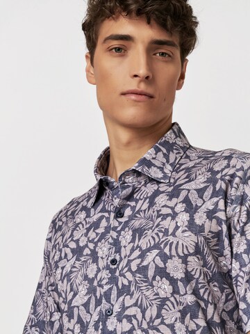 DESOTO Regular fit Button Up Shirt in Grey