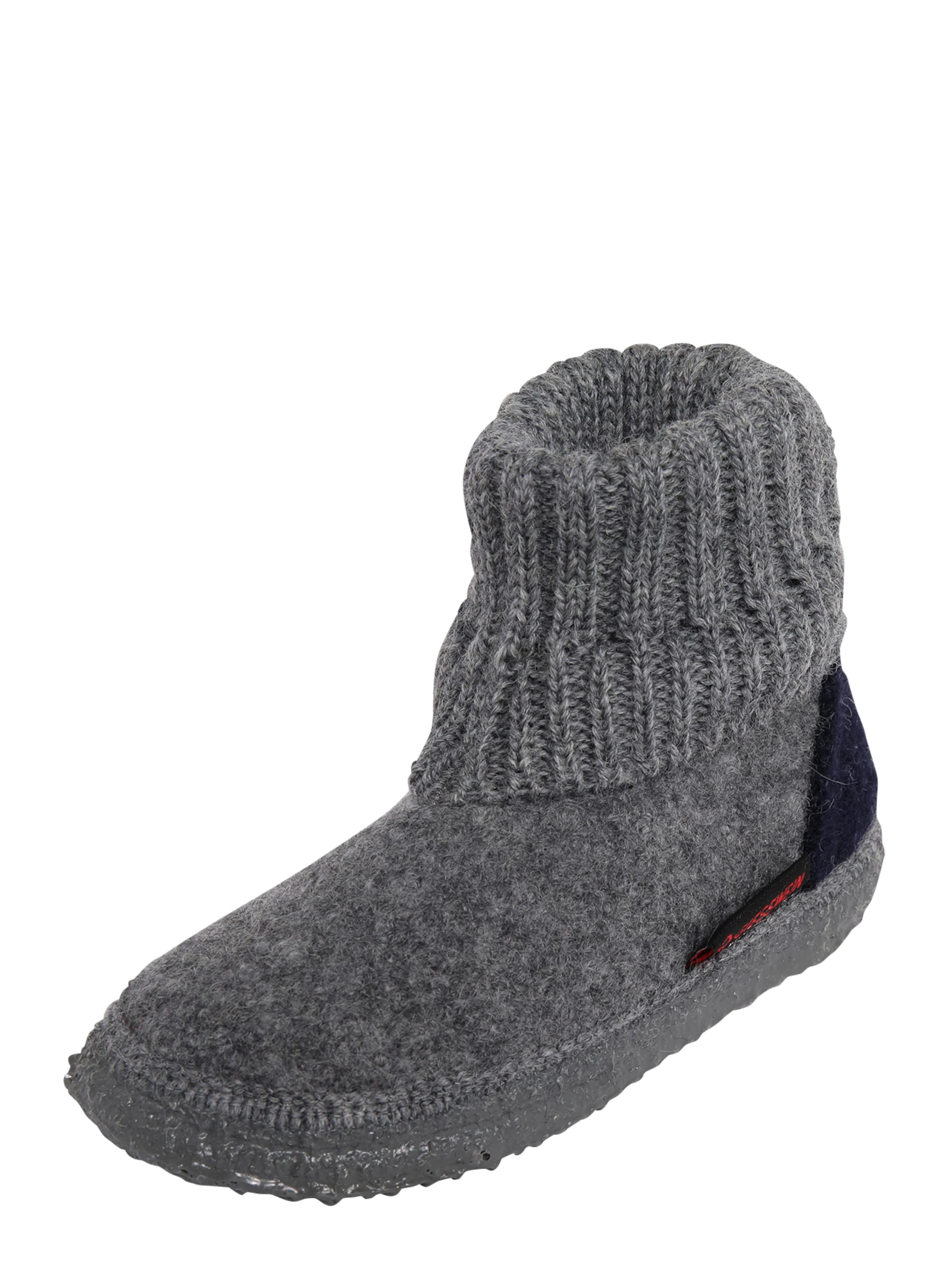 GIESSWEIN Hausschuh 'Kramsach' in Grau: Vorderseite