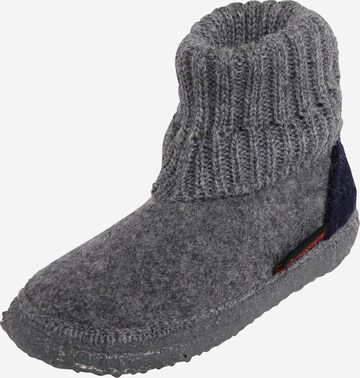 GIESSWEIN - Pantufa 'Kramsach' em cinzento: frente