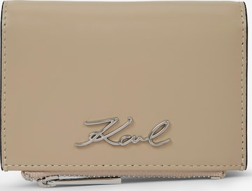 Karl Lagerfeld Kukkaro värissä beige: etupuoli