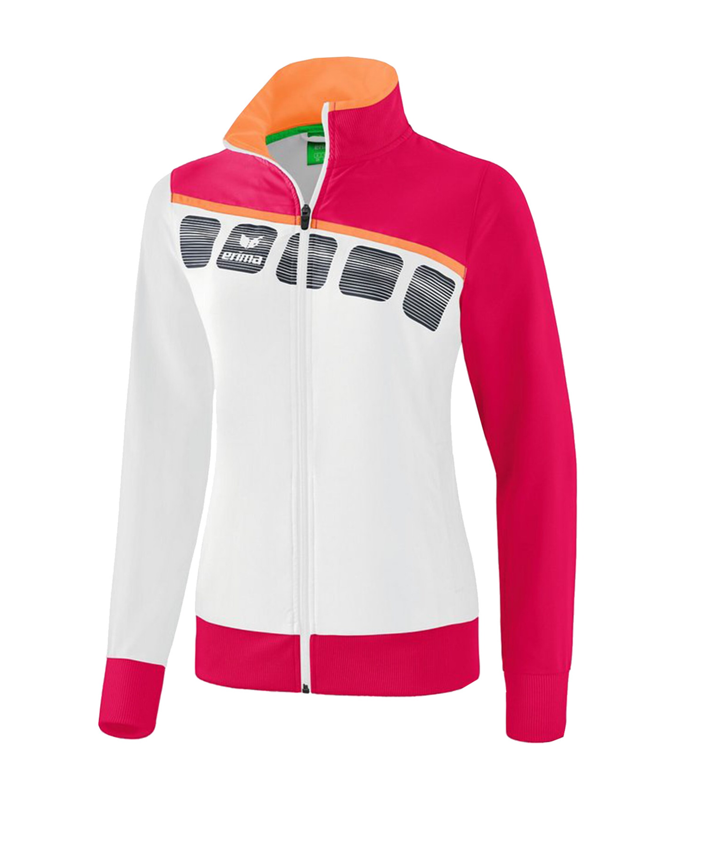 ERIMA Athletic Jacket in White: front