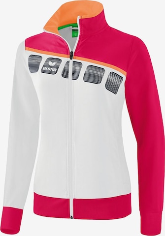 ERIMA Athletic Jacket in White: front