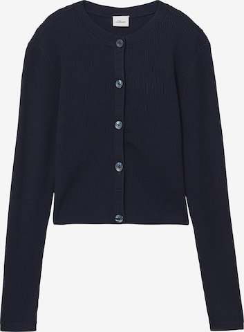 Cardigan s.Oliver en bleu : devant