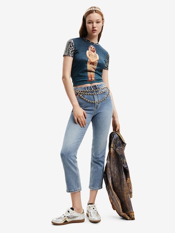 T-shirt 'Faraona' Desigual en bleu