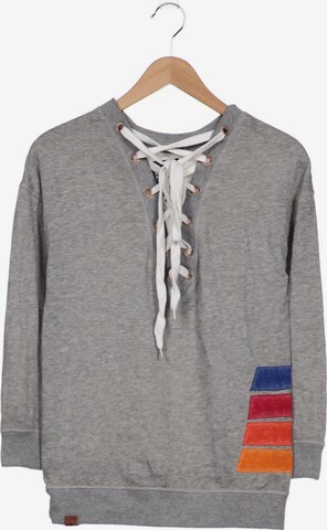 khujo Sweatshirt & Zip-Up Hoodie in M in Grey: front