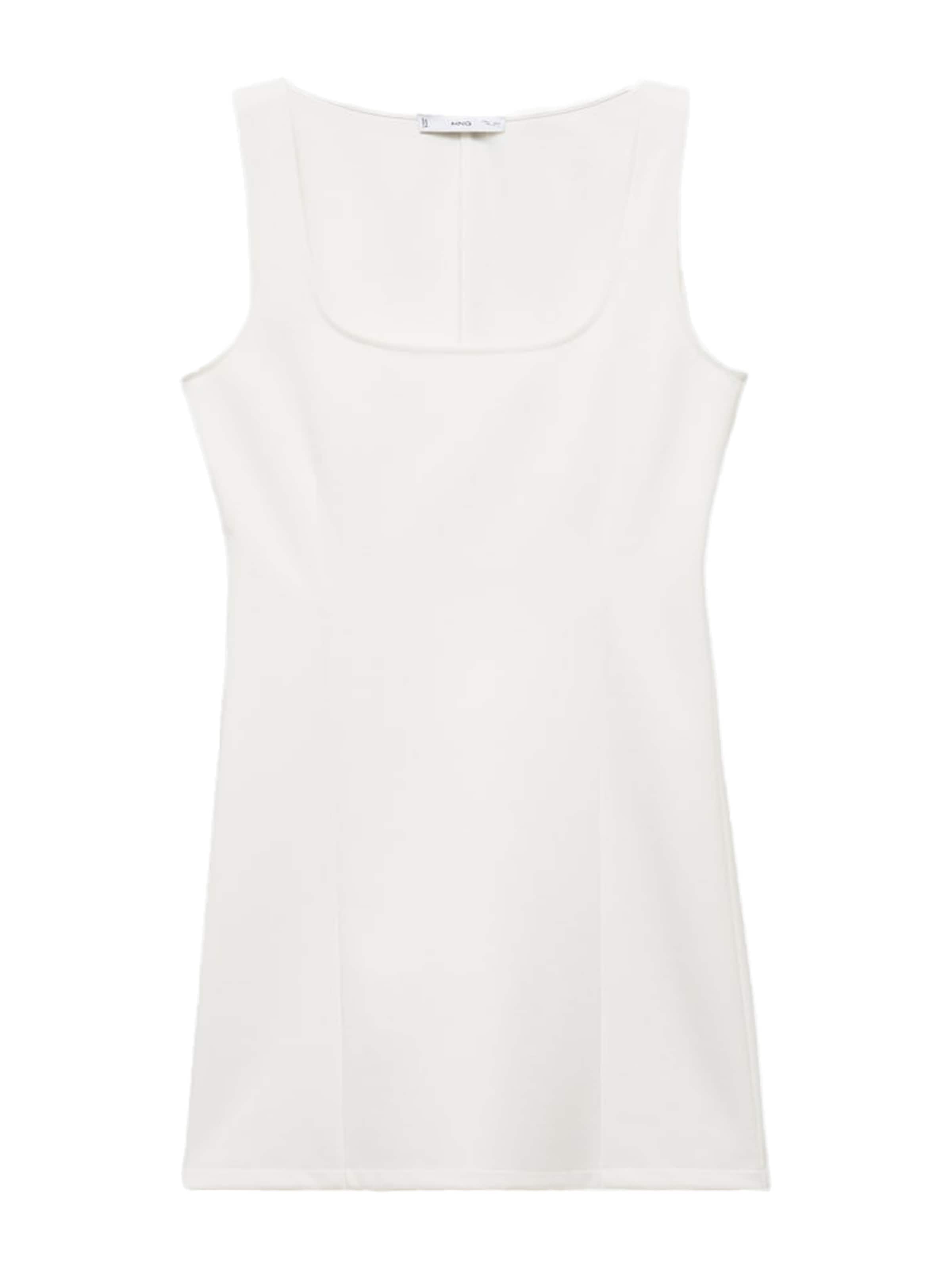 MANGO Šaty 'MILLY' - šedobiela, Produkt