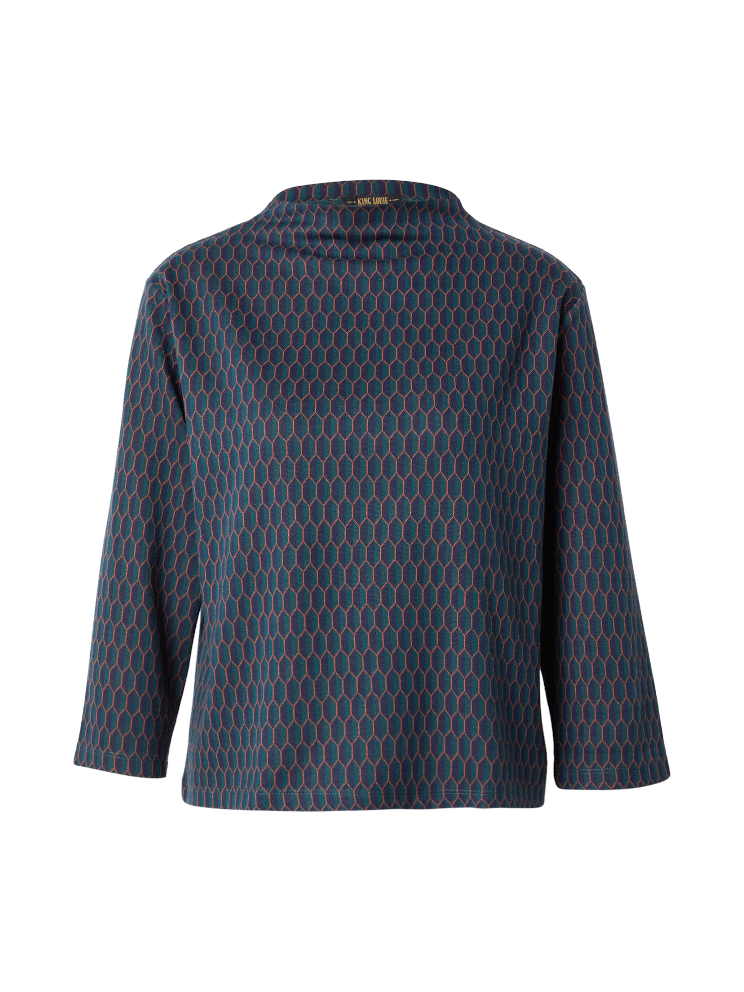 T-shirt 'Guenda' King Louie en bleu : devant