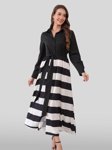 LapaPlus Blusenkleid‌‌‌‌‌ in Schwarz: Vorderseite