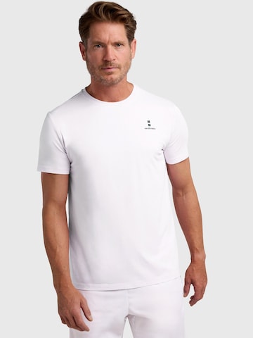 nordicdots Performance shirt in White: front
