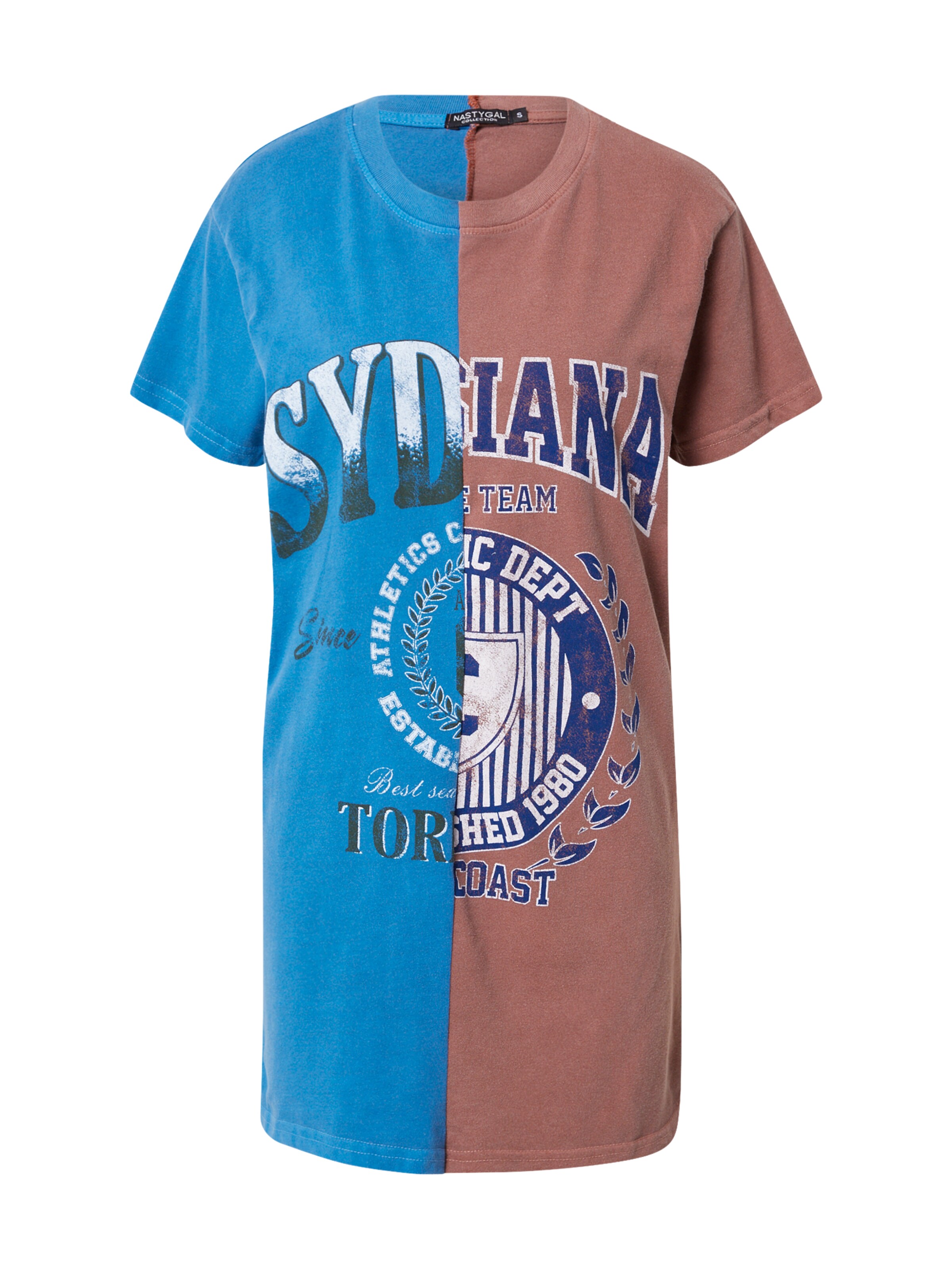 Nasty Gal Платье в Синий: спереди