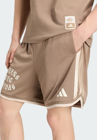 ADIDAS SPORTSWEAR - regular Pantalón deportivo 'Marvel Spider-Man' en beige