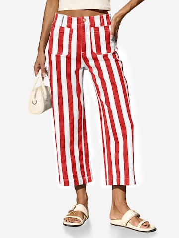 Imily Bela Regular Jeans in Rood: voorkant