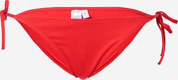 Calvin Klein Swimwear Bikini Bottoms in Red: front