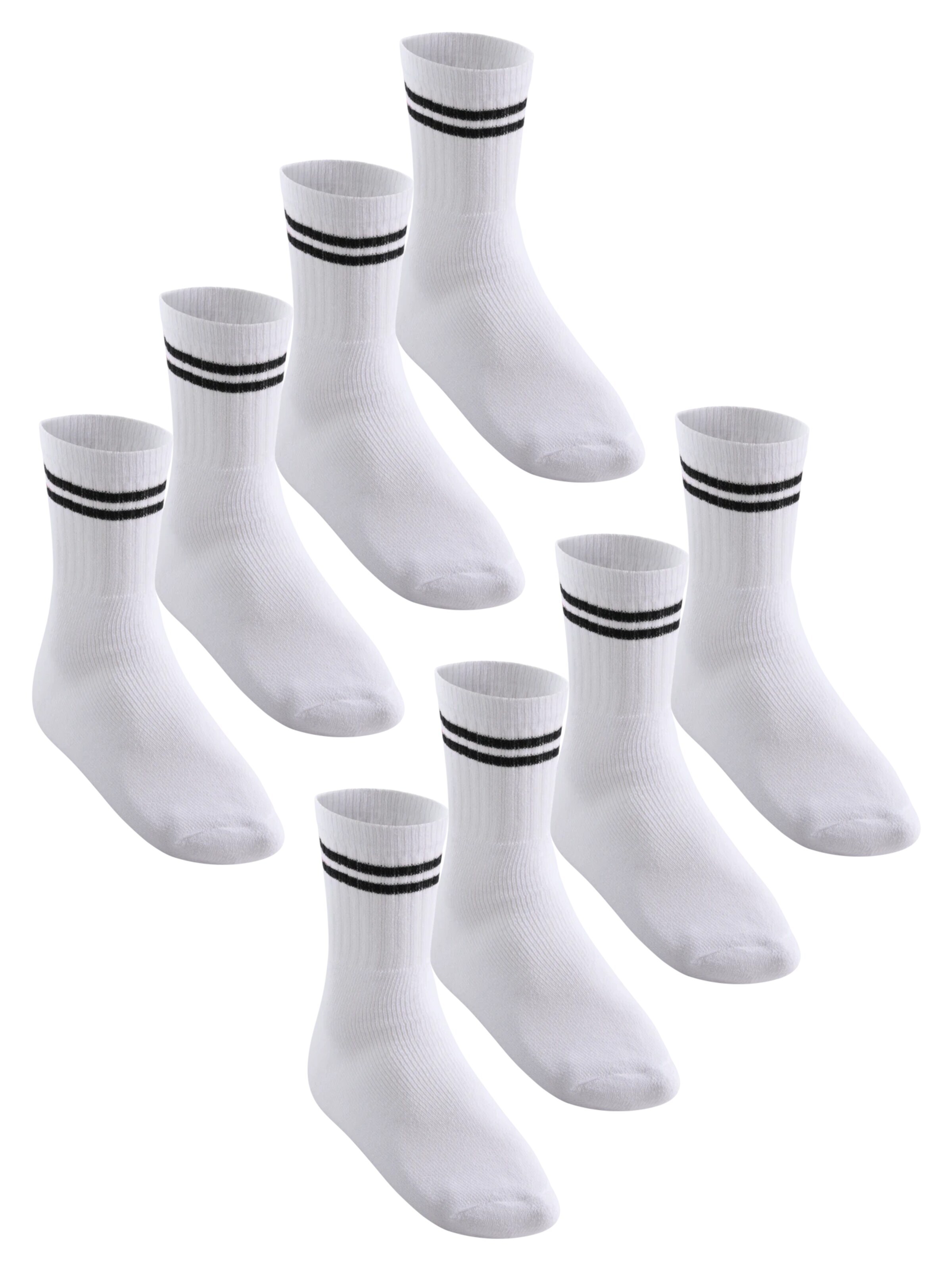 MT Athletic Socks 'Tennis' in White: front
