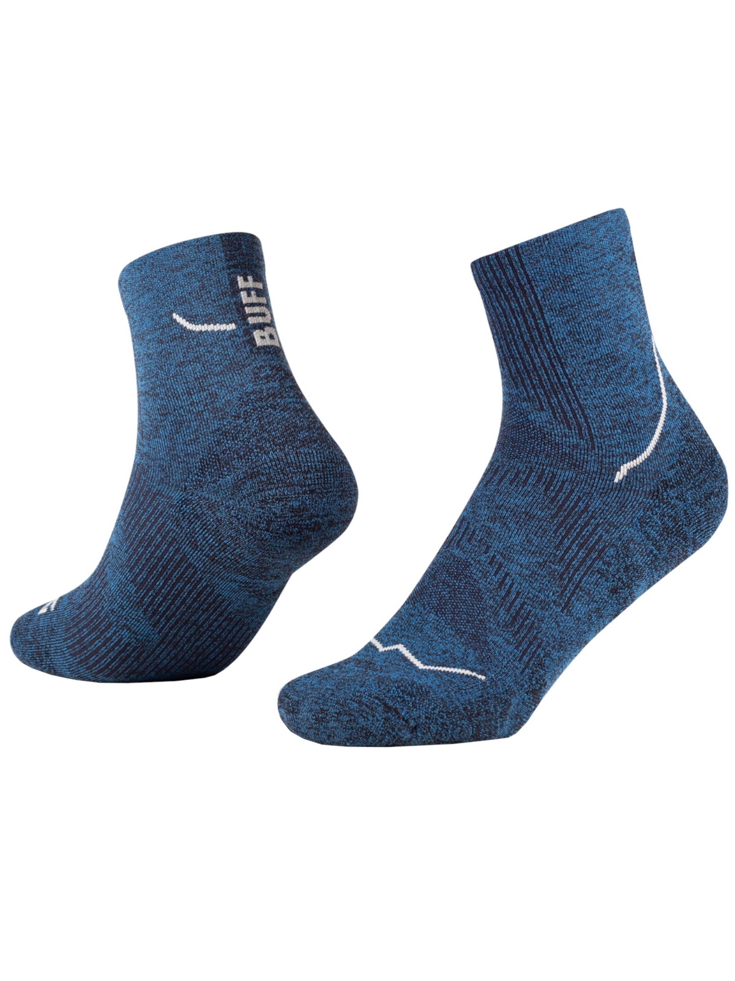 BUFF Socken 'BUFF DryFlx Quarter Socks'‌‌‌‌‌ in Blau: Vorderseite