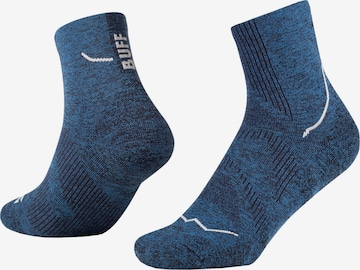 BUFF Socken 'BUFF DryFlx Quarter Socks' in Blau: Vorderseite