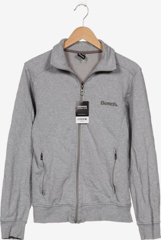 BENCH Sweatshirt & Zip-Up Hoodie in S in Grey: front