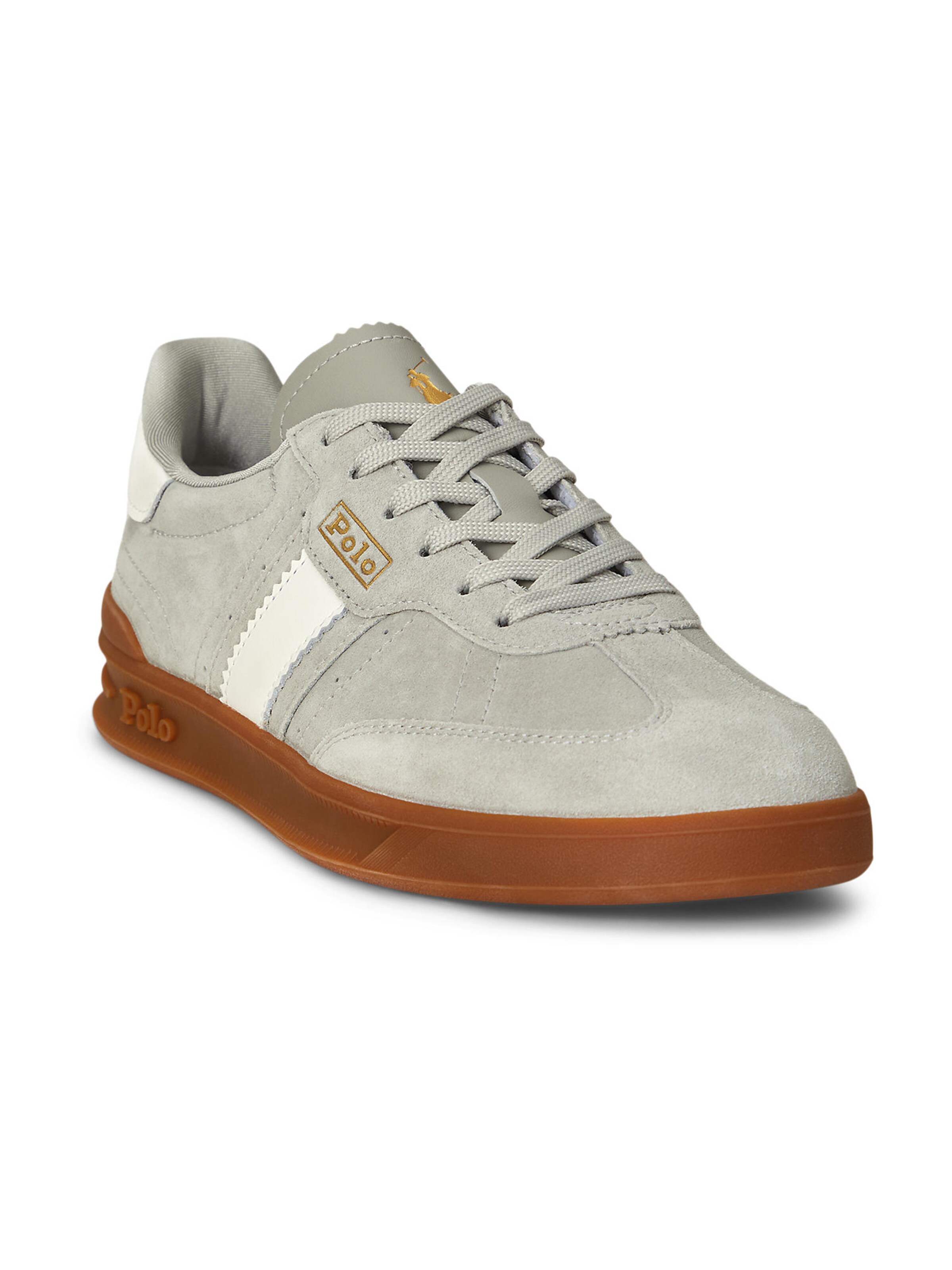 pelēks Polo Ralph Lauren Zemie brīvā laika apavi 'HTR AERA': no priekšpuses