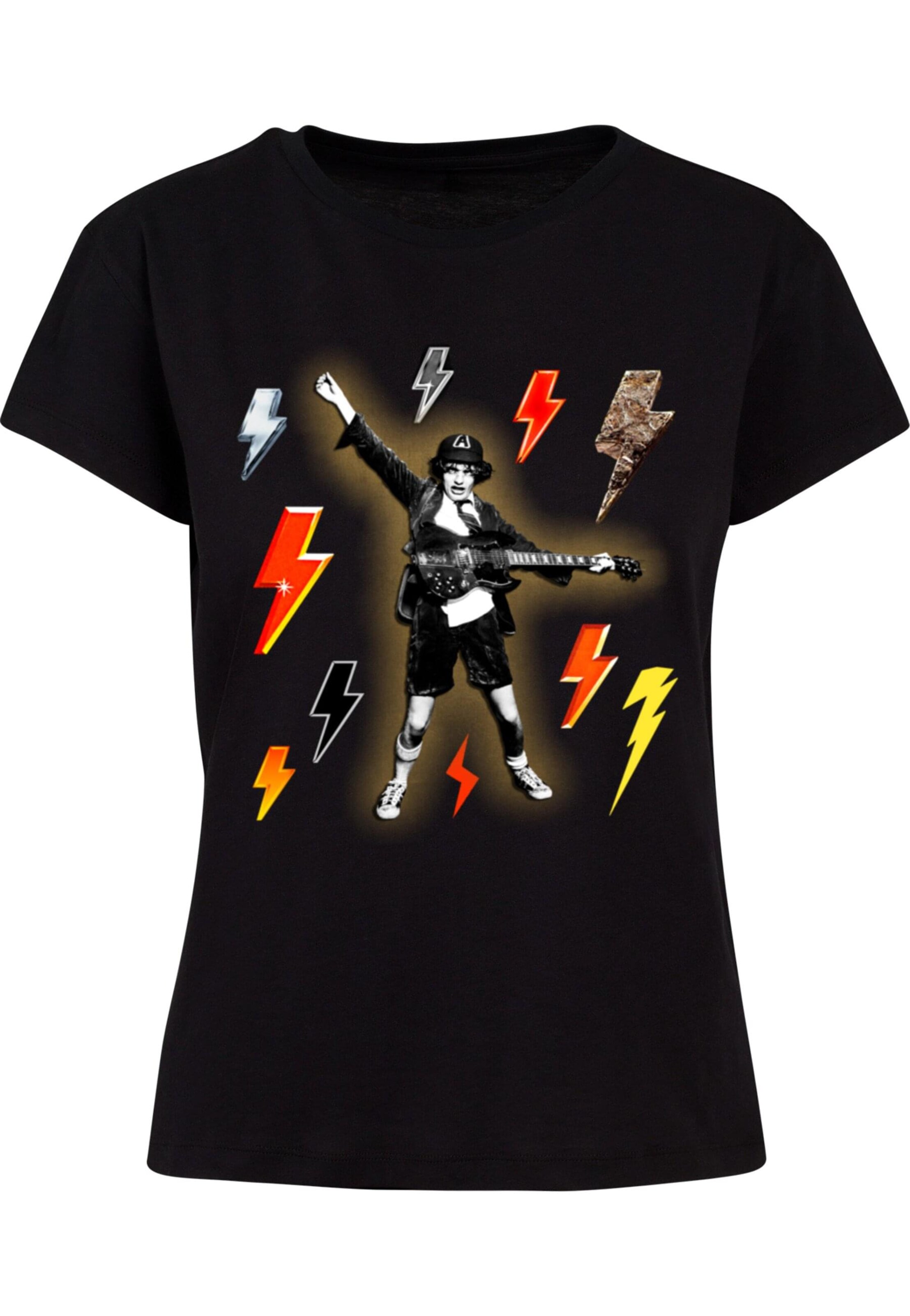 T-shirt 'ACDC - 50th Bolt' Merchcode en noir : devant