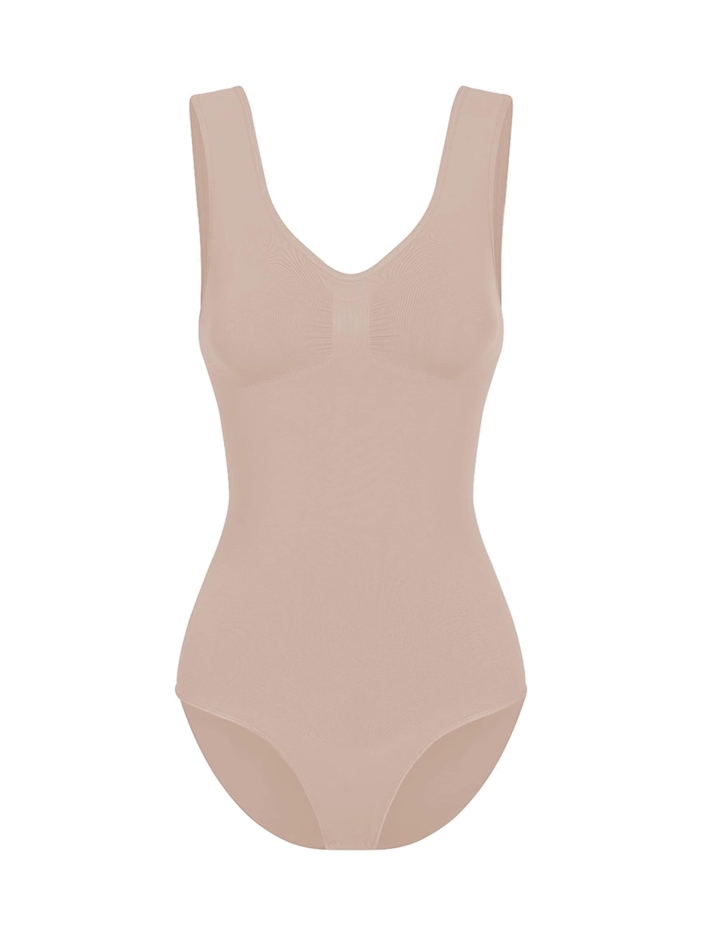 Body modelant 'Tank Bodysuit Sculpting Shapewear mit Slip' cfab (formerly creamy fabrics) en beige : devant