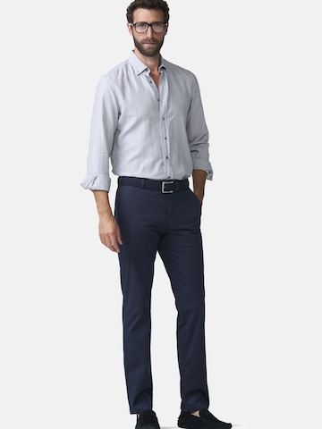 Regular Pantalon chino MEYER en bleu