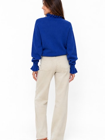 Pullover 'Camisola Belleza em Malha De Luz' di Fulgor in blu