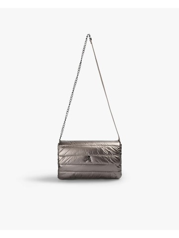 Borsa a tracolla di Scalpers in grigio: frontale