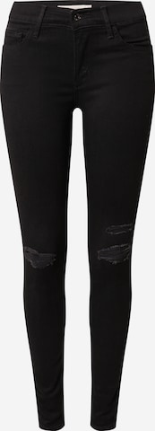 LEVI'S ® Jeans '710™ Super Skinny' i svart: framsida