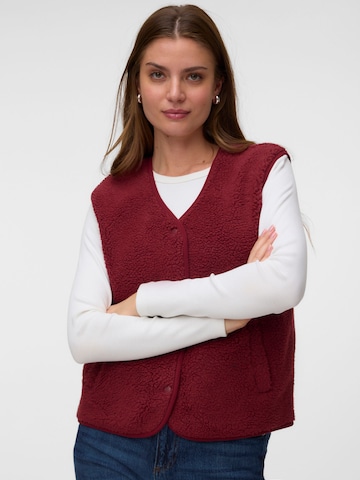 Gilet 'VMJosefine' di VERO MODA in rosso: frontale