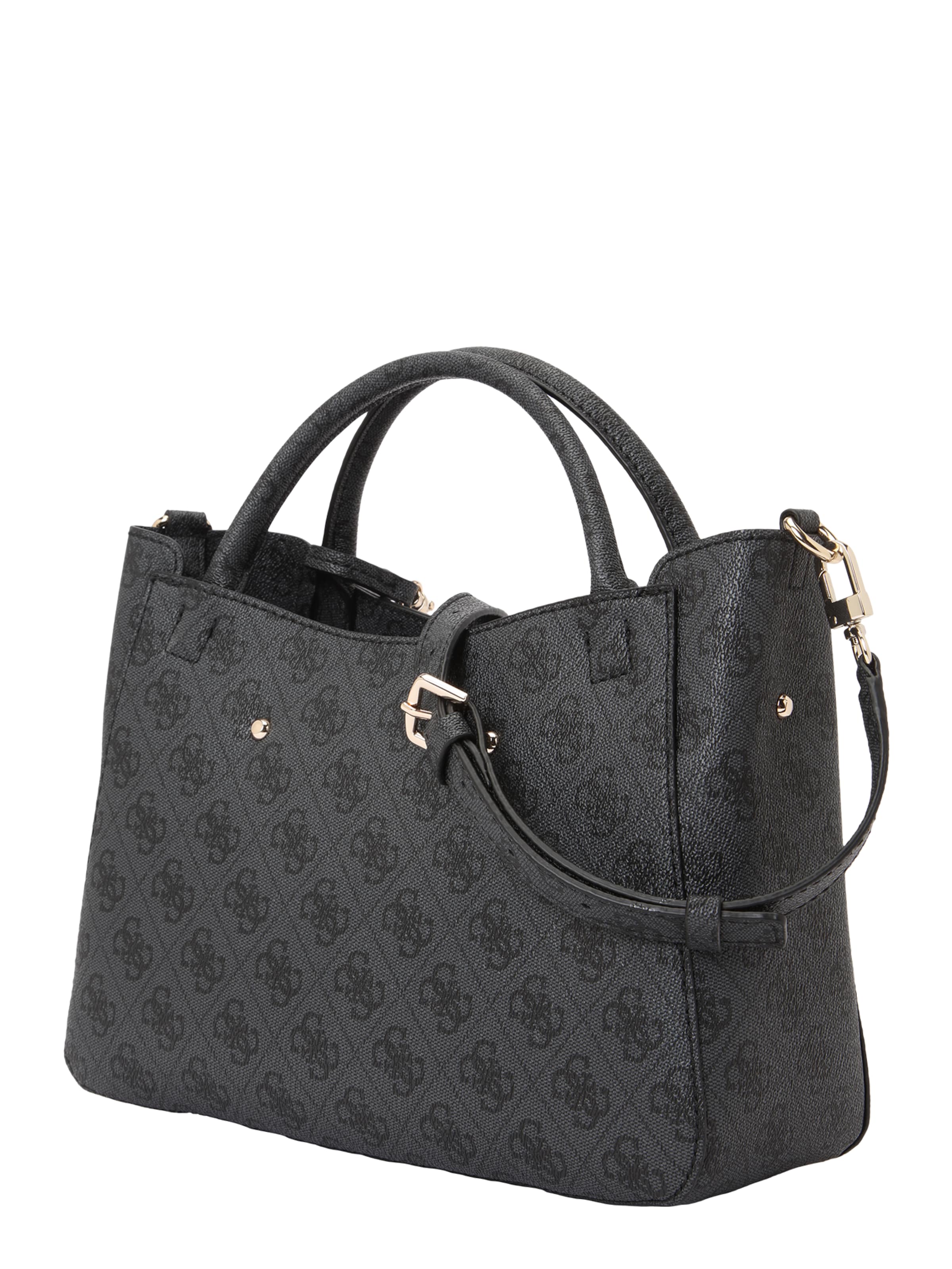 GUESS Shopper 'BRENTON SML GIRLFRIEND SATCHEL' in Black