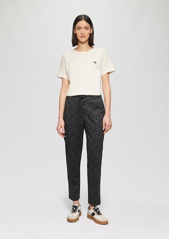 s.Oliver Tapered Hose in Schwarz