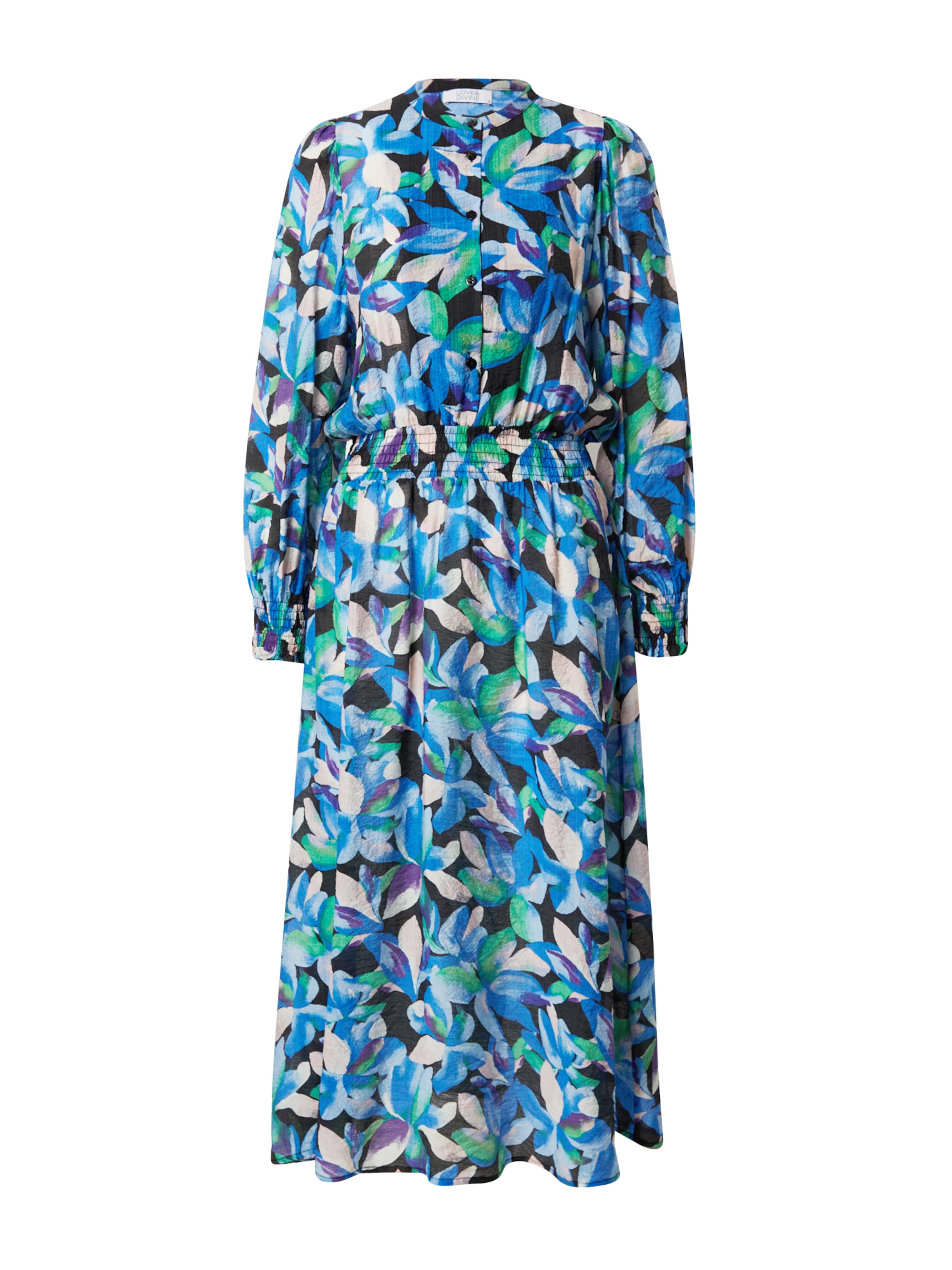 Love & Divine Blusekjole 'Love' i blå: forside