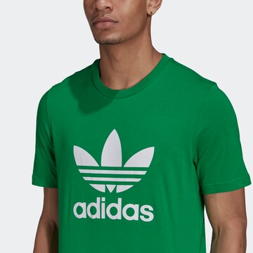 ADIDAS ORIGINALS Shirt 'Adicolor Classics Trefoil' in Groen