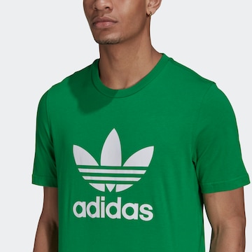 Tricou 'Adicolor Classics Trefoil' de la ADIDAS ORIGINALS pe verde