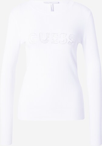 GUESS Pullover 'MACY' in Weiß: predná strana