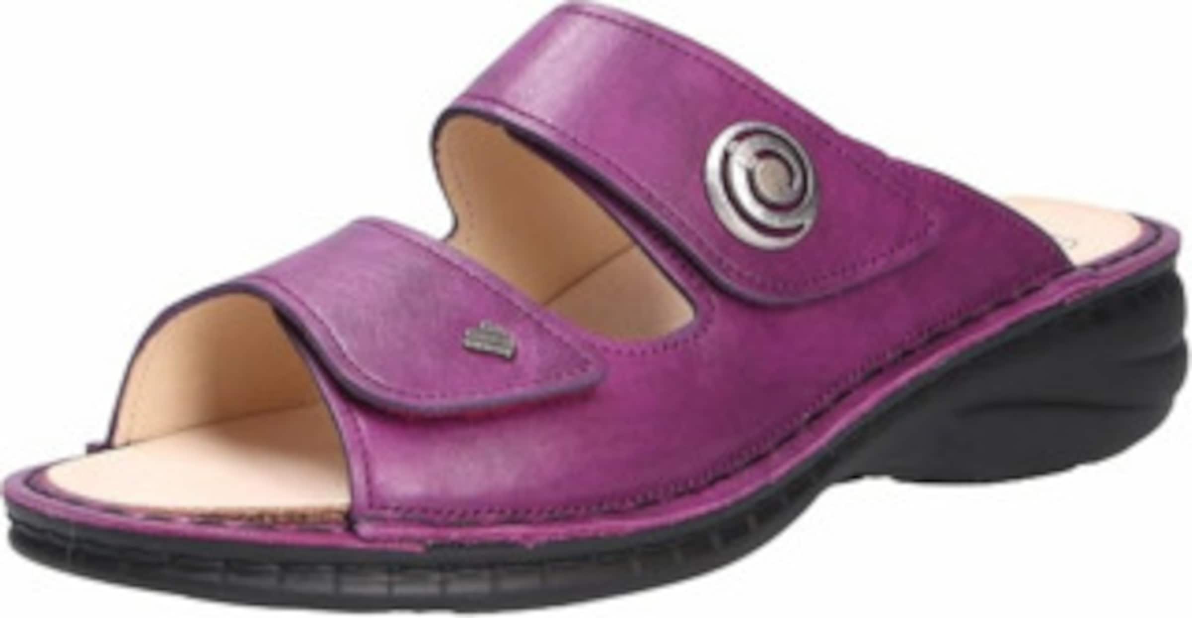Finn Comfort Mule in Purple: front